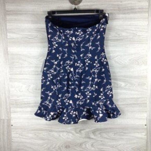 Keepsake Label Harlyn Daybreak Ruffle strapless  Minidress size 8 - Picture 5 of 8
